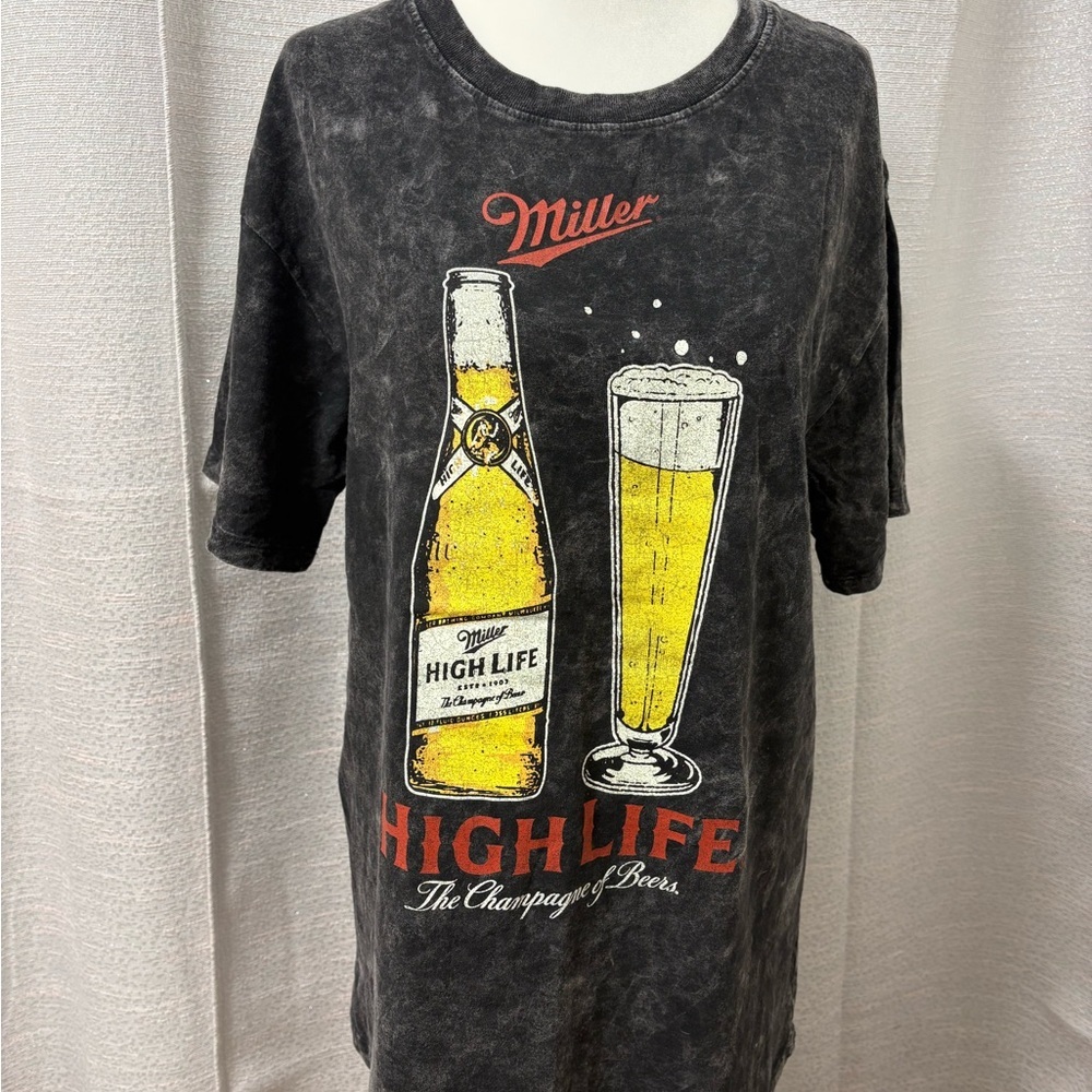 Miller High Life Women’s T-shirt |Tye Dye |Vintage look |Size XL - Picture 5 of 13